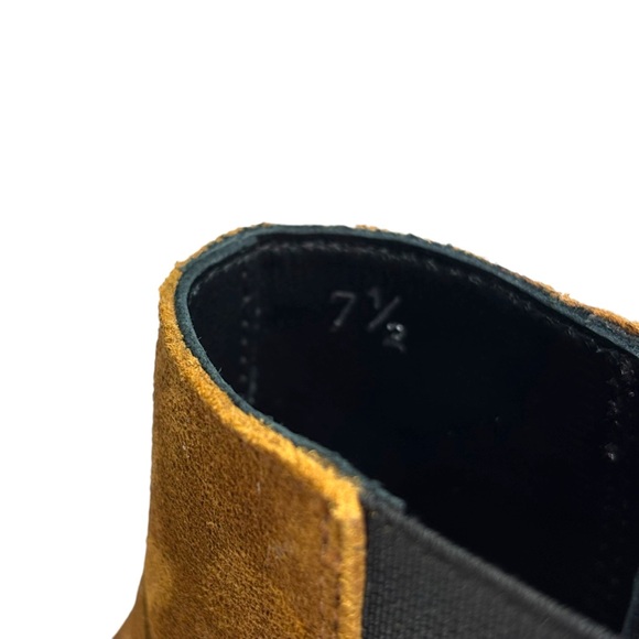 NWOT EVERLANE THE WESTERN RUSSET BROWN SUEDE LEATHER SLIP ON HEELED ANKLE BOOTS - Picture 12 of 14